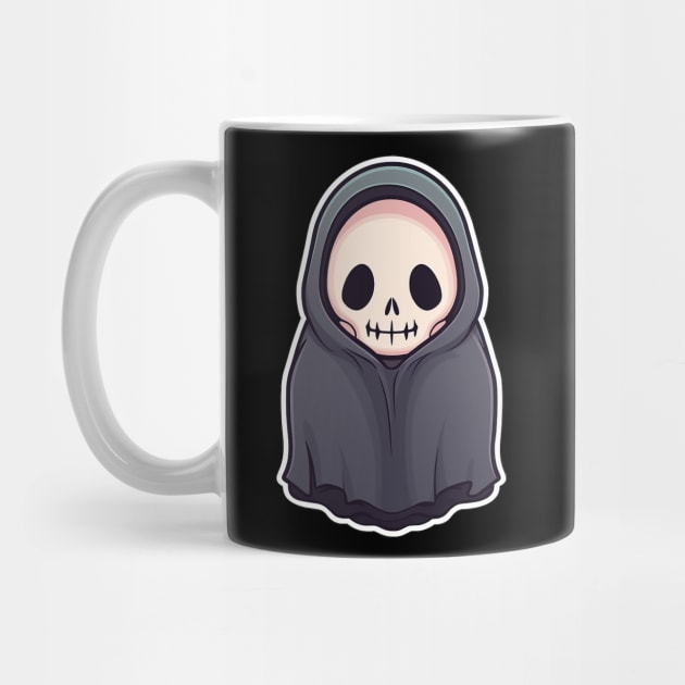 Cute Grim Reaper for Halloween by Designixie